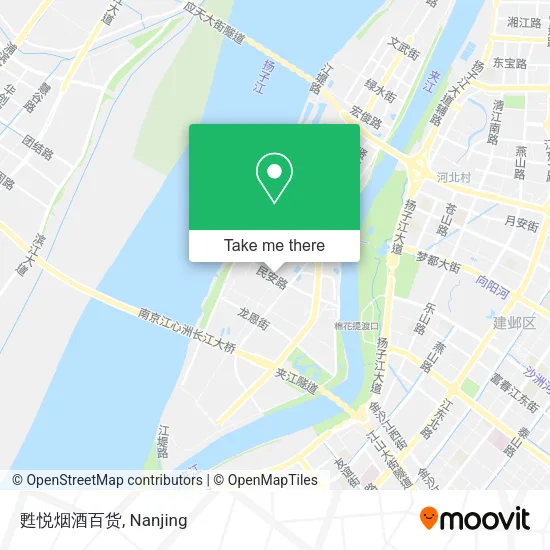 甦悦烟酒百货 map