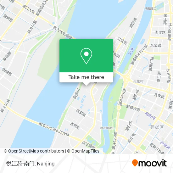 悦江苑-南门 map