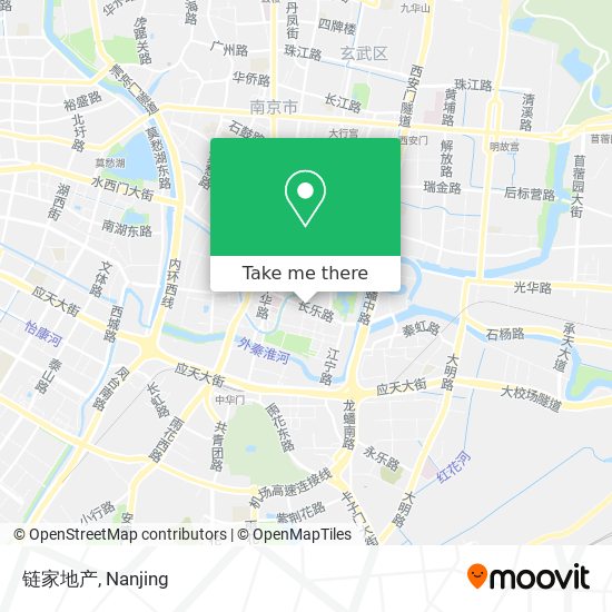 链家地产 map