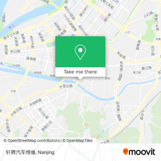 轩腾汽车维修 map
