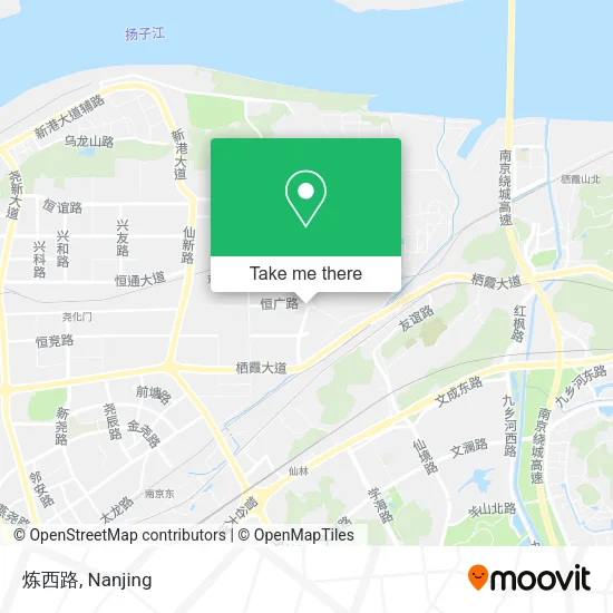 炼西路 map
