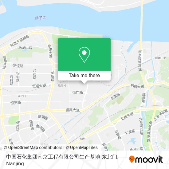 中国石化集团南京工程有限公司生产基地-东北门 map