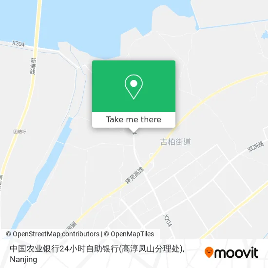 中国农业银行24小时自助银行(高淳凤山分理处) map