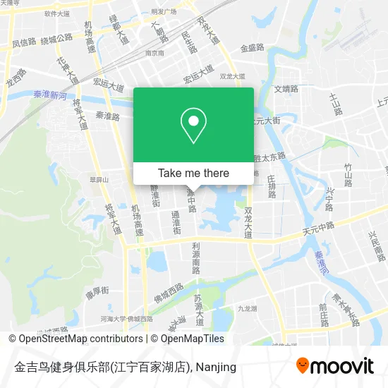 金吉鸟健身俱乐部(江宁百家湖店) map