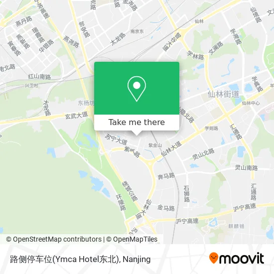 路侧停车位(Ymca Hotel东北) map