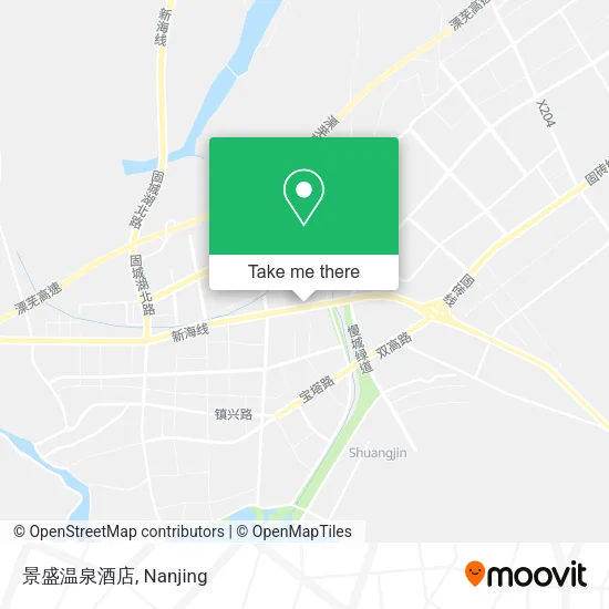 景盛温泉酒店 map