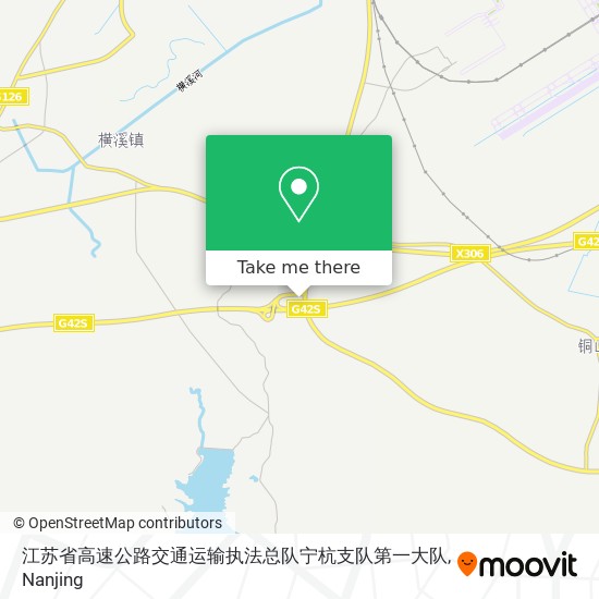 江苏省高速公路交通运输执法总队宁杭支队第一大队 map