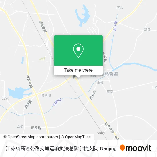 江苏省高速公路交通运输执法总队宁杭支队 map