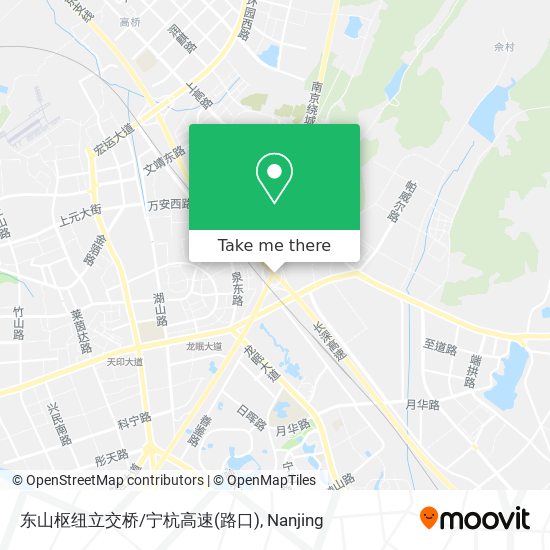 东山枢纽立交桥/宁杭高速(路口) map