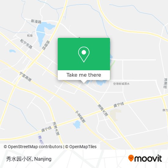 秀水园小区 map
