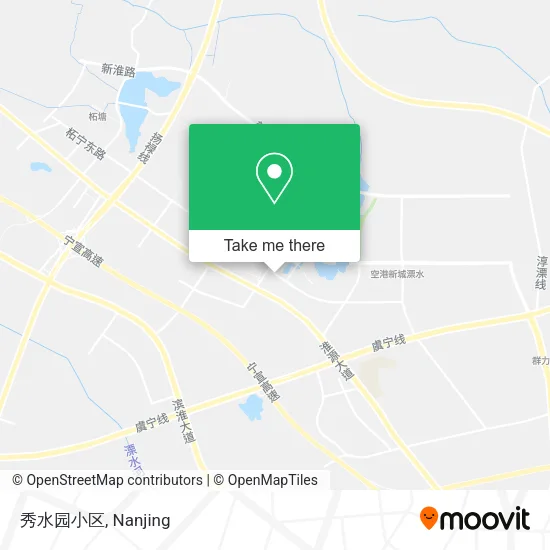 秀水园小区 map