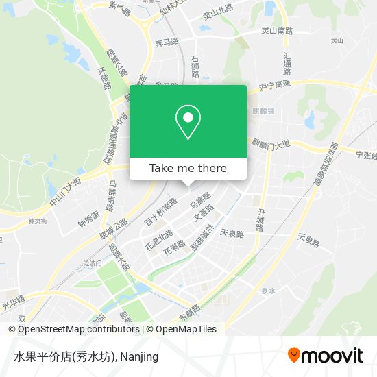 水果平价店(秀水坊) map