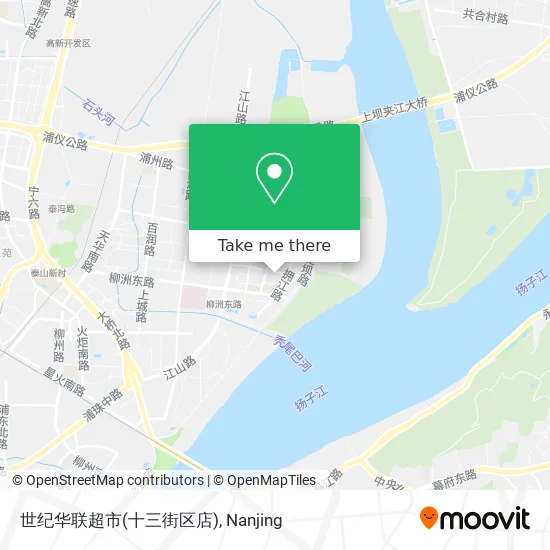 世纪华联超市(十三街区店) map