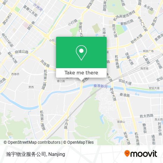 瀚宇物业服务公司 map
