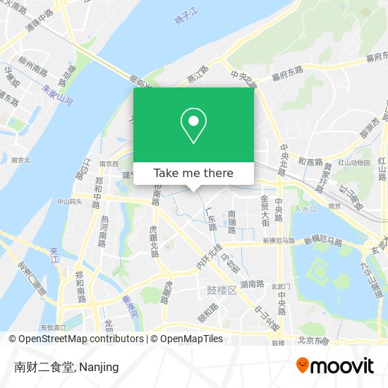 南财二食堂 map
