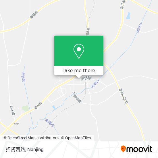 招贤西路 map