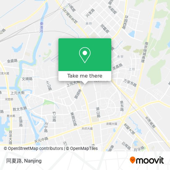 同夏路 map
