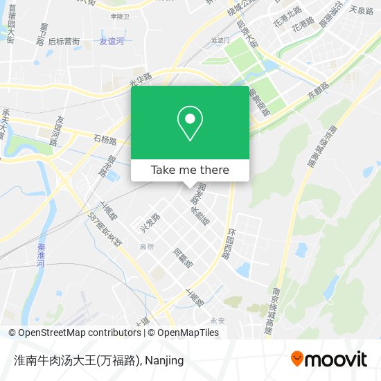 淮南牛肉汤大王(万福路) map