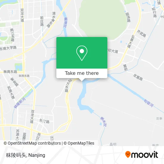 秣陵码头 map