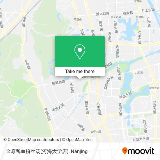 金原鸭血粉丝汤(河海大学店) map