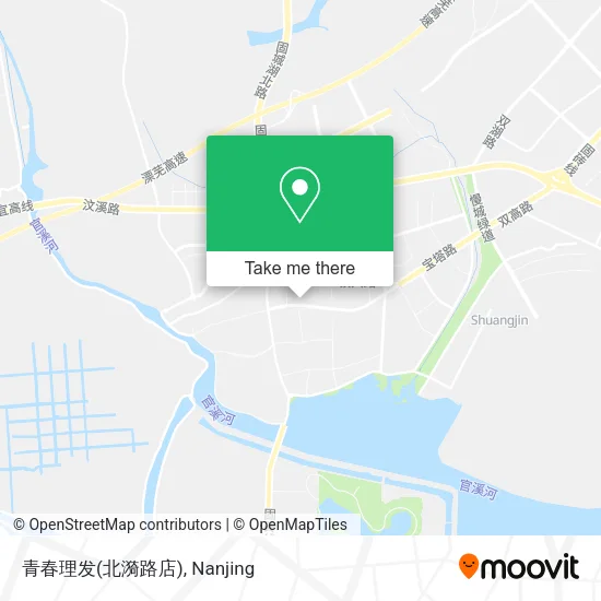 青春理发(北漪路店) map