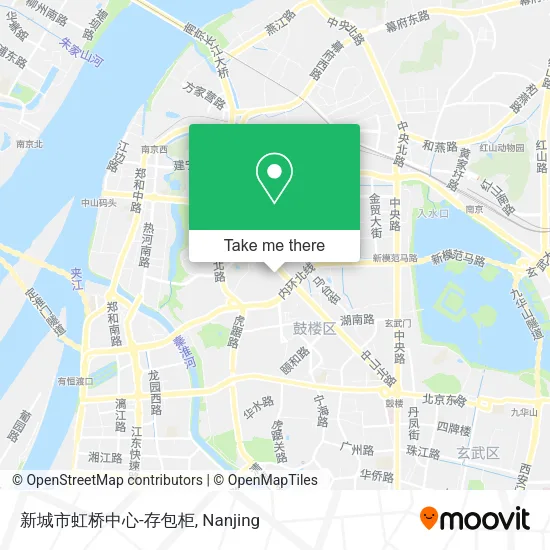 新城市虹桥中心-存包柜 map