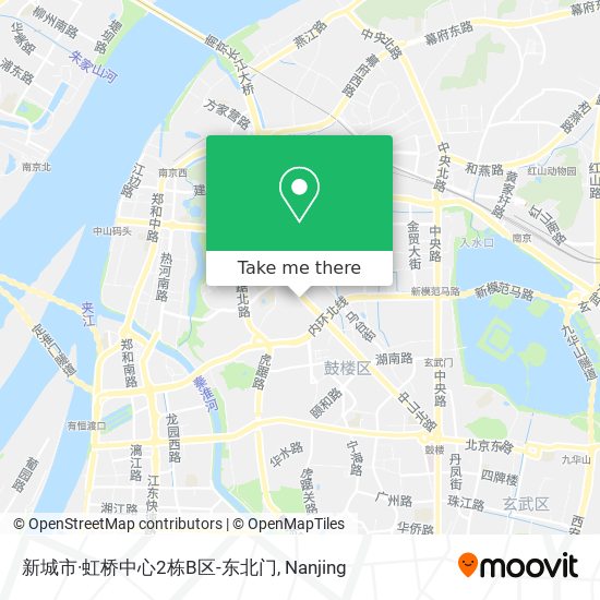 新城市·虹桥中心2栋B区-东北门 map