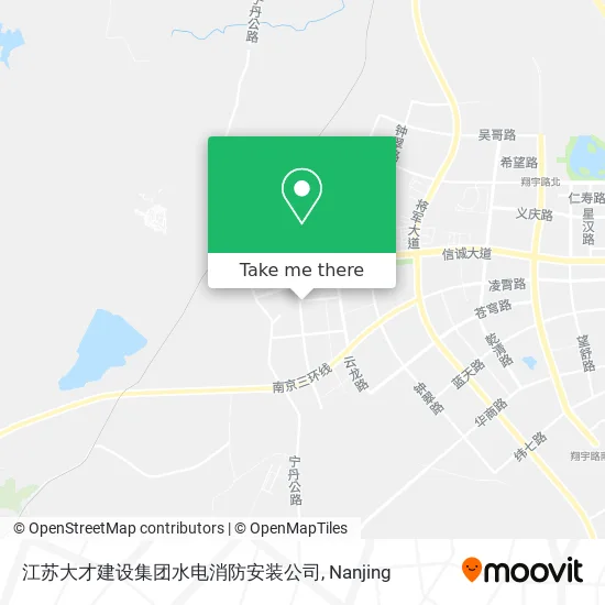 江苏大才建设集团水电消防安装公司 map