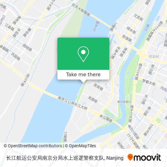 长江航运公安局南京分局水上巡逻警察支队 map