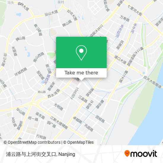 浦云路与上河街交叉口 map