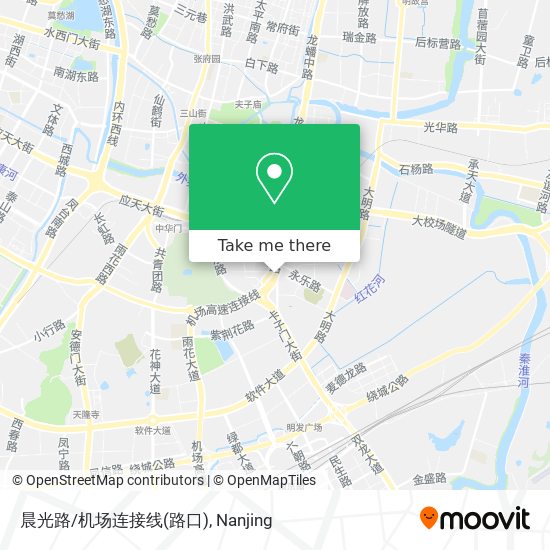 晨光路/机场连接线(路口) map