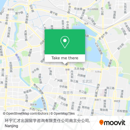 环宇汇才出国留学咨询有限责任公司南京分公司 map