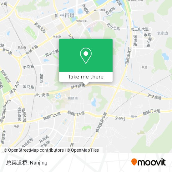 总渠道桥 map