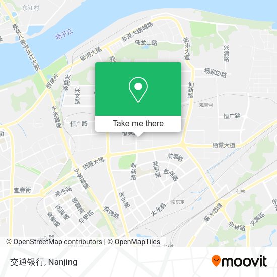 交通银行 map