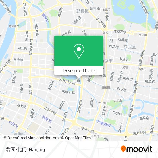 君园-北门 map