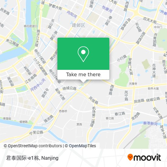 君泰国际-e1栋 map
