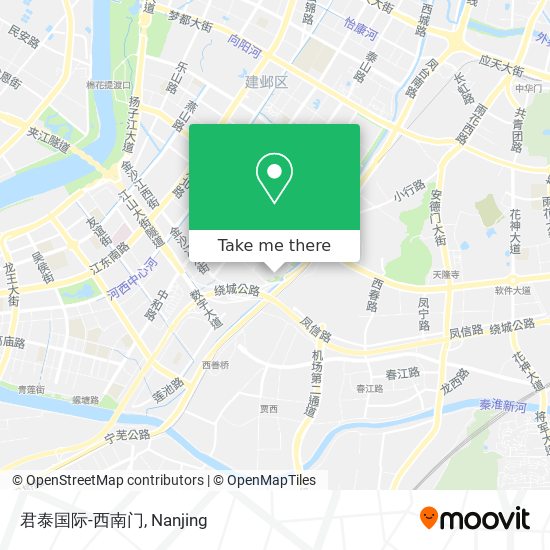 君泰国际-西南门 map