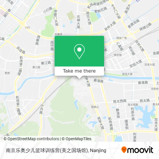 南京乐奥少儿篮球训练营(美之国场馆) map