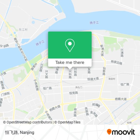 恒飞路 map