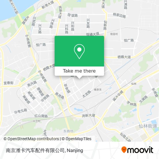 南京潍卡汽车配件有限公司 map