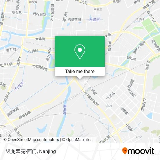 银龙翠苑-西门 map