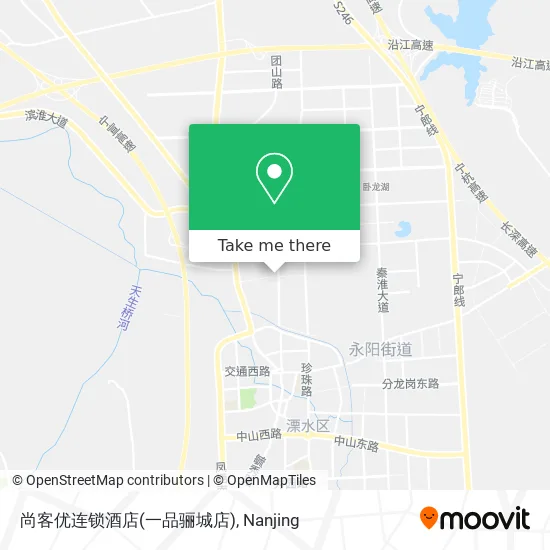 尚客优连锁酒店(一品骊城店) map
