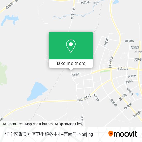 江宁区陶吴社区卫生服务中心-西南门 map