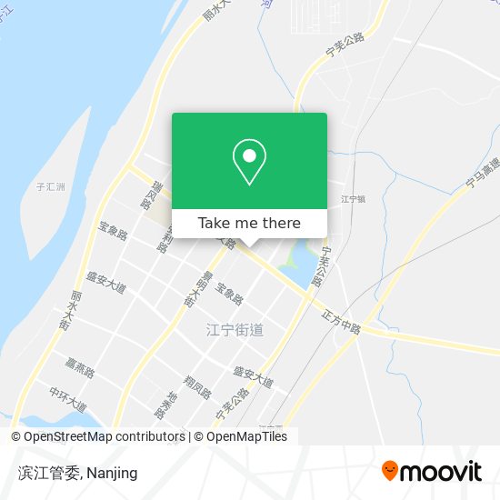 滨江管委 map