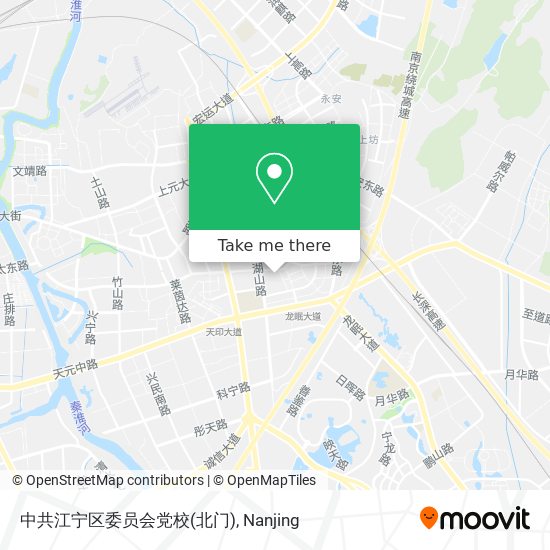 中共江宁区委员会党校(北门) map