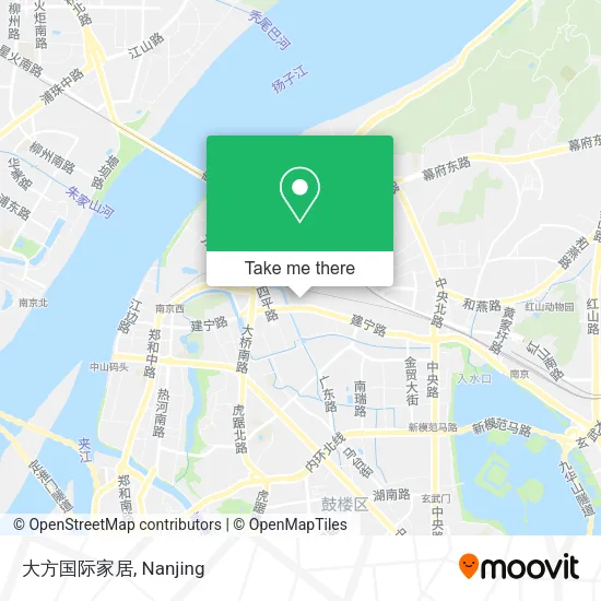 大方国际家居 map