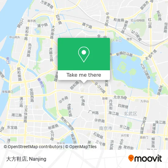 大方鞋店 map