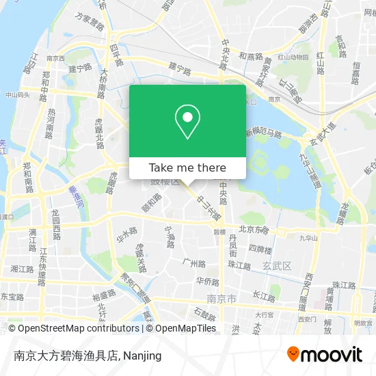 南京大方碧海渔具店 map