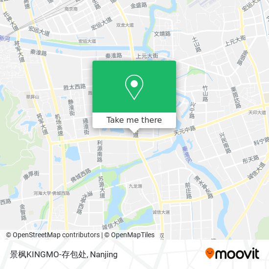 景枫KINGMO-存包处 map