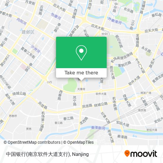 中国银行(南京软件大道支行) map